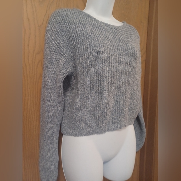 Small marled ribbed knit sweater - Picture 2 of 6